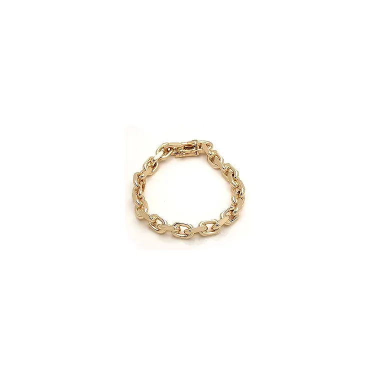 BNH Anker facet armbånd i 8 karat guld 18,5 cm x 8,0 mm