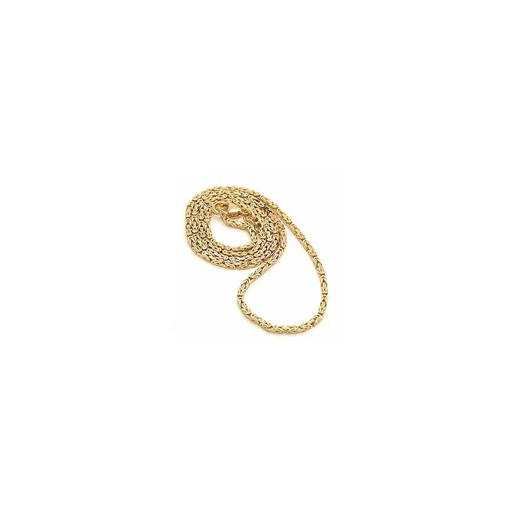 kongehalskæde i 14 karat guld 70 cm x 1,8 mm