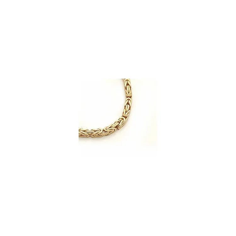 kongehalskæde i 14 karat guld 70 cm x 1,8 mm