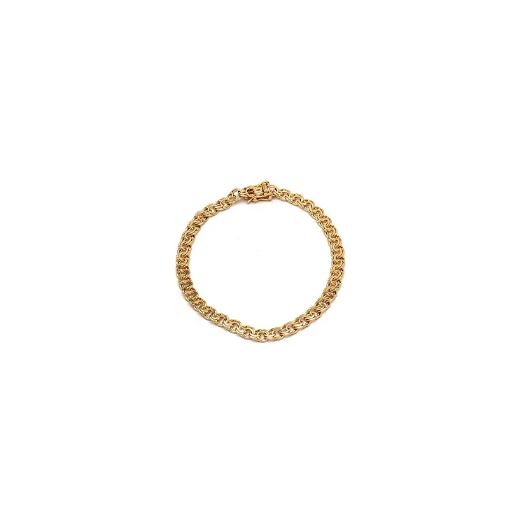 BNH bismarkarmbånd i 8 karat guld 21,0 cm x 6,1 mm