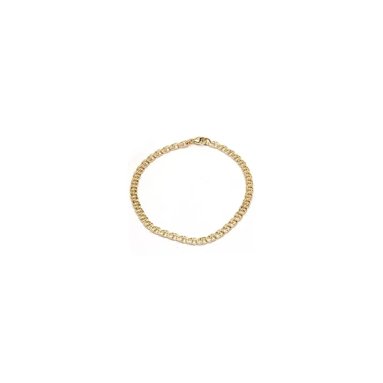 BNH bismarkarmbånd i 14 karat guld 21,0 cm x 3,5 mm