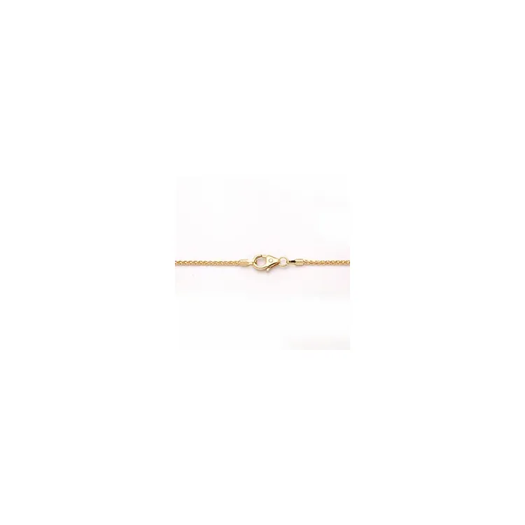 BNH hvedehalskæde i 14 karat guld 45 cm x 1,3 mm