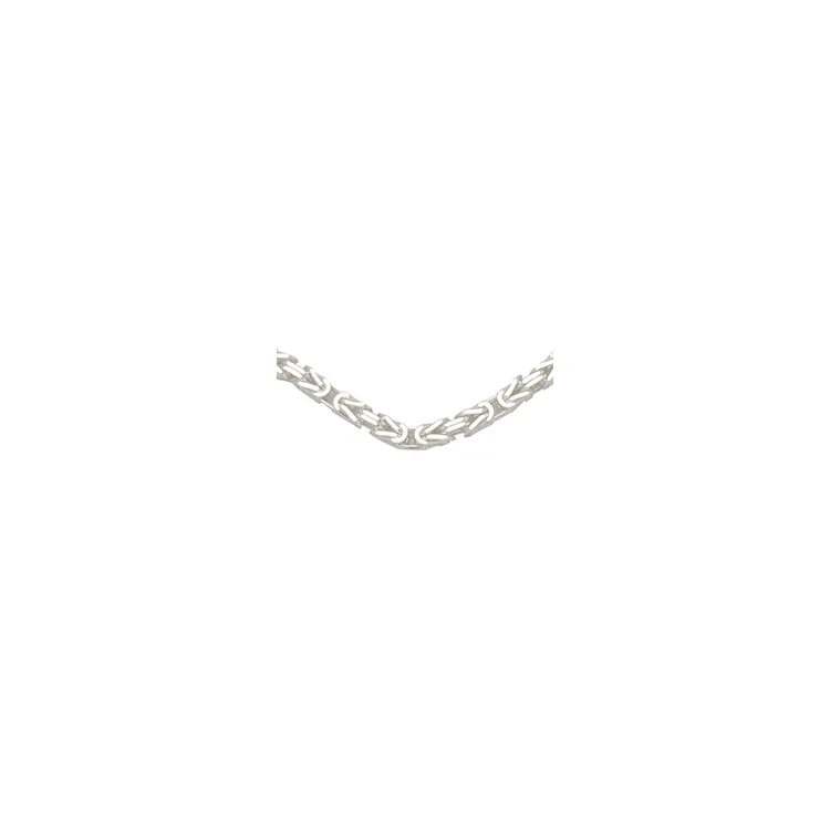 Elegant kongehalskæde i sølv 45 cm x 4,0 mm