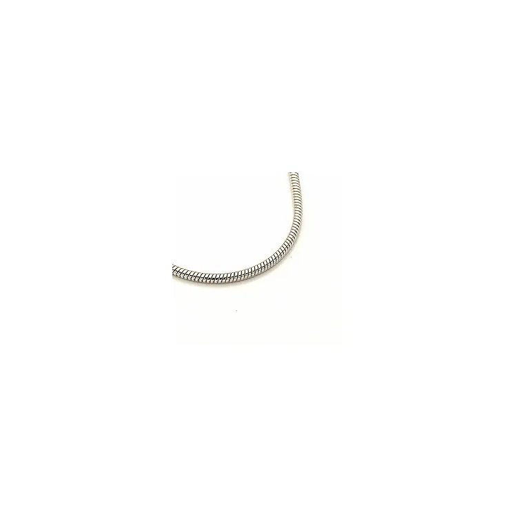 BNH slangekæde i 14 karat hvidguld 50 cm x 1,6 mm