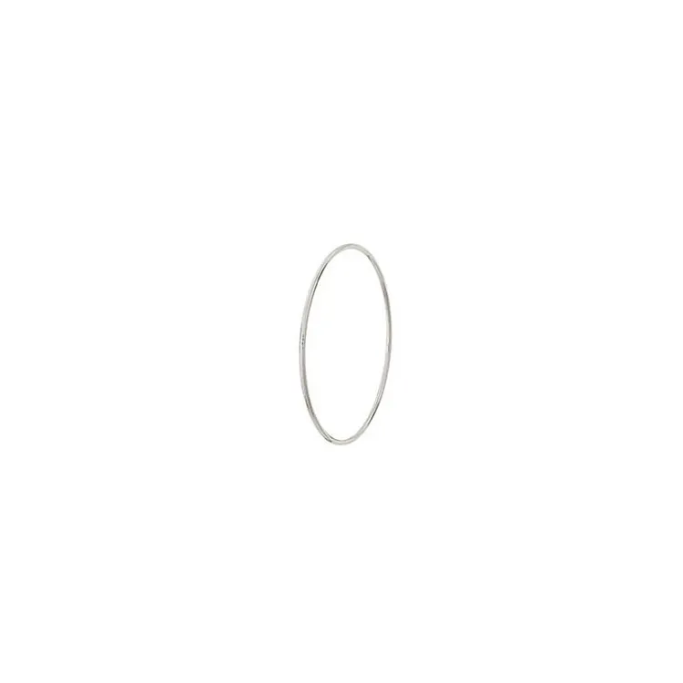 massiv BNH armring i 14 karat hvidguld