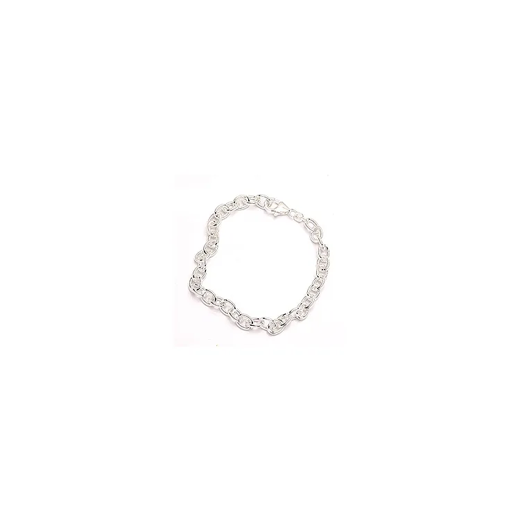BNH anker rund armbånd i sølv 21 cm x 6,0 mm