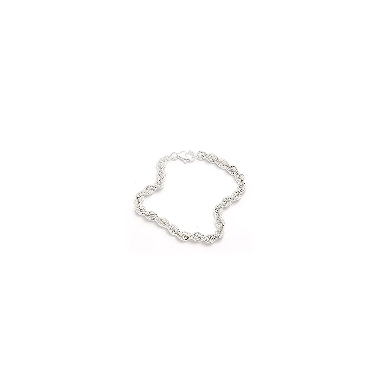 BNH cordelarmbånd i sølv 21 cm x 5,0 mm 