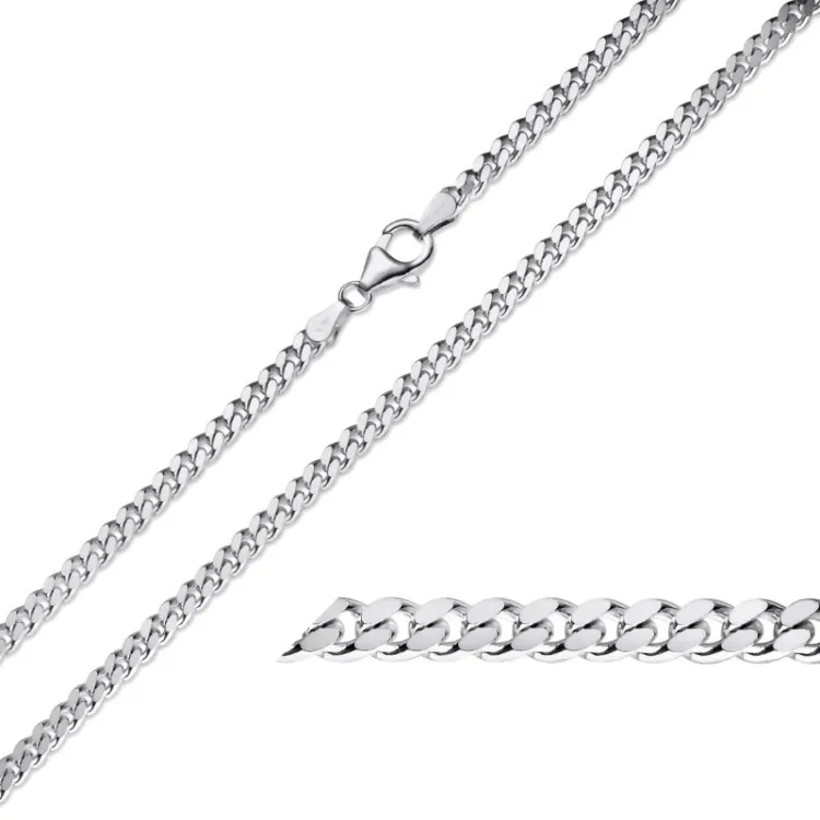 Kollektionsprøve BNH panserarmbånd i sølv 21 cm x 3,3 mm