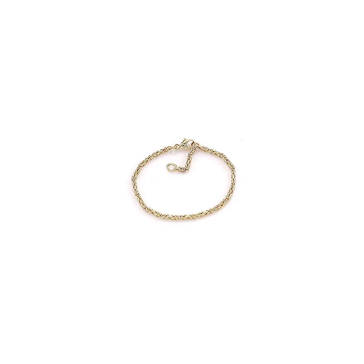 BNH ankelkæde i 14 karat guld 24-26 cm x 1,8 mm