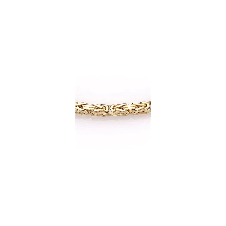 BNH ankelkæde i 14 karat guld 24-26 cm x 1,8 mm