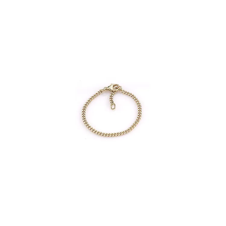 BNH ankelkæde i 14 karat guld 24-26 cm x 2,7 mm