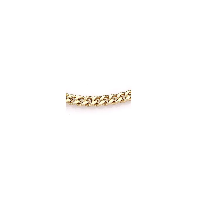BNH ankelkæde i 14 karat guld 24-26 cm x 2,7 mm