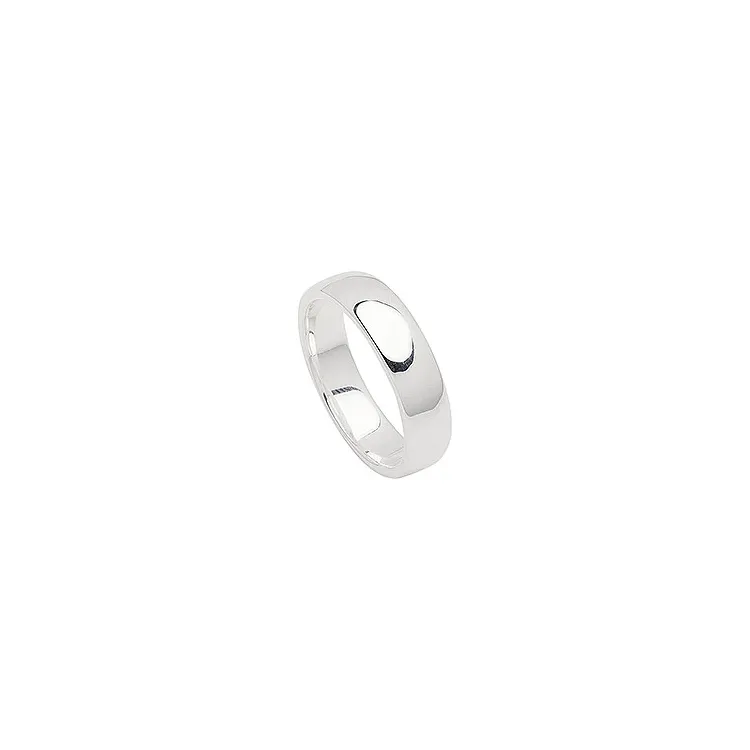 bred sølv ring i sølv