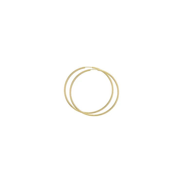 60 mm BNH Creoler øreringe i 14 karat guld
