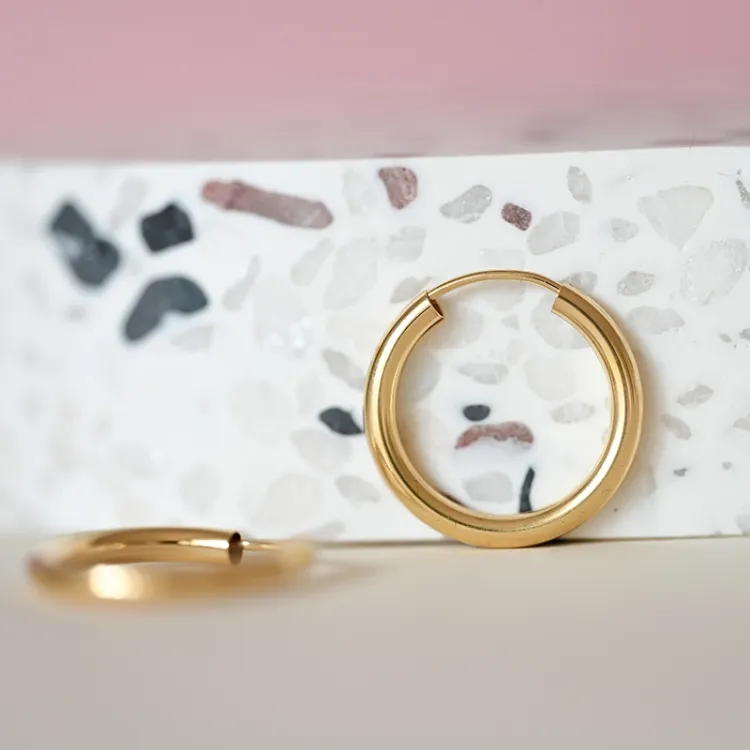 20 mm BNH creoler i 14 karat guld