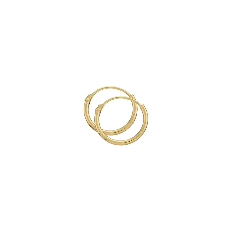 13 mm BNH creoler i 8 karat guld