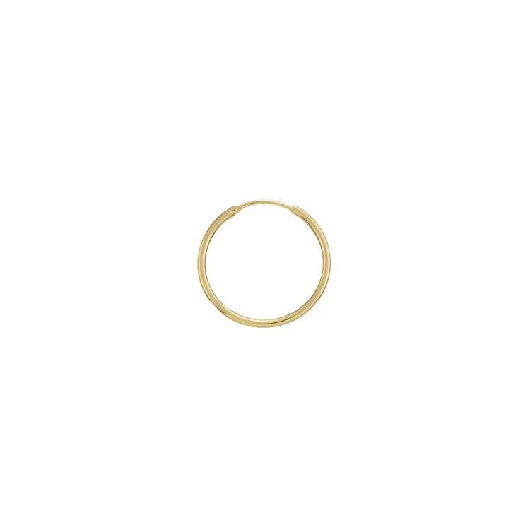 1/2 par BNH creoler i 8 karat guld