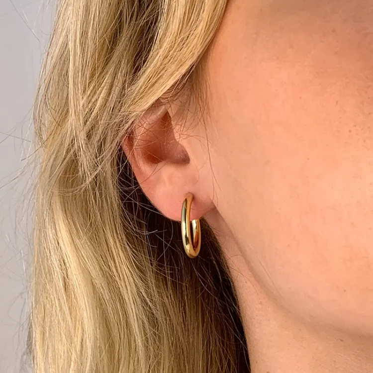 20 mm BNH Creoler øreringe i 8 karat guld