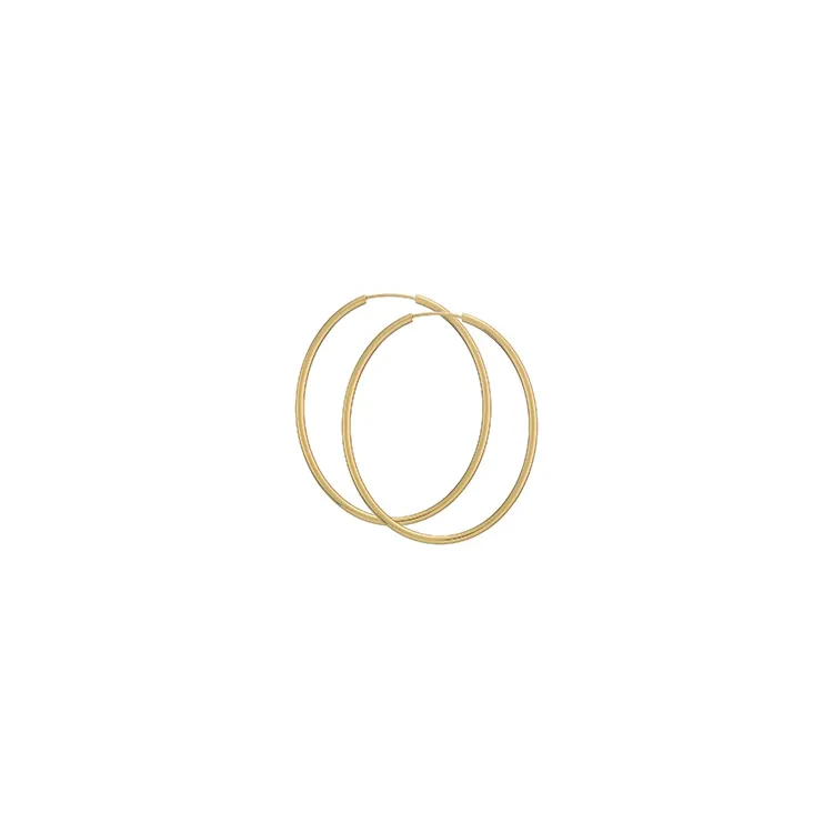 50 mm BNH creoler i 8 karat guld