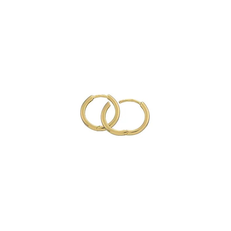 15 mm BNH creoler i 8 karat guld