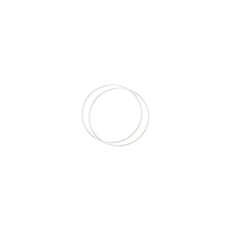 60 mm BNH creoler i sølv