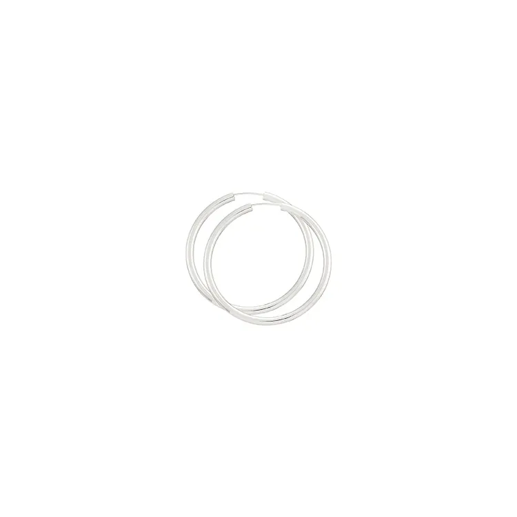 40 mm BNH creoler i sølv