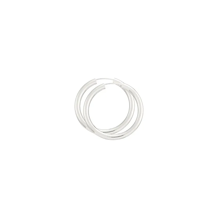 30 mm BNH creoler i sølv