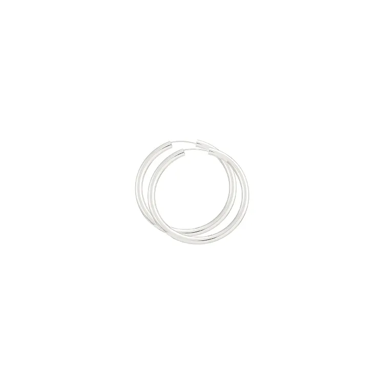 40 mm BNH creoler i sølv