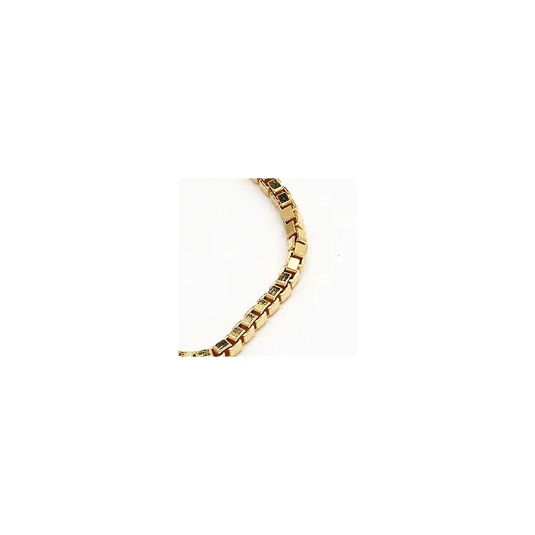 Veneziahalskæde i forgyldt sølv 45 cm x 1,2 mm