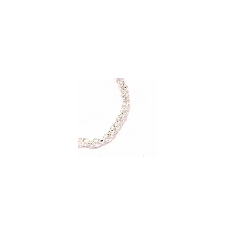 Elegant ærtehalskæde i sølv 60 cm x 1,2 mm