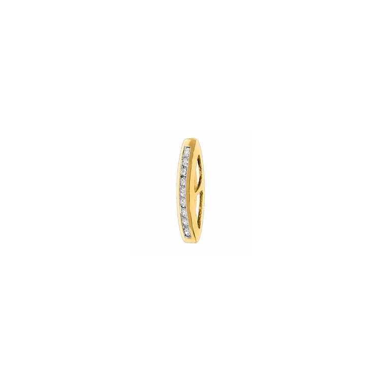 diamant vedhæng i 14 karat guld 0,14 ct