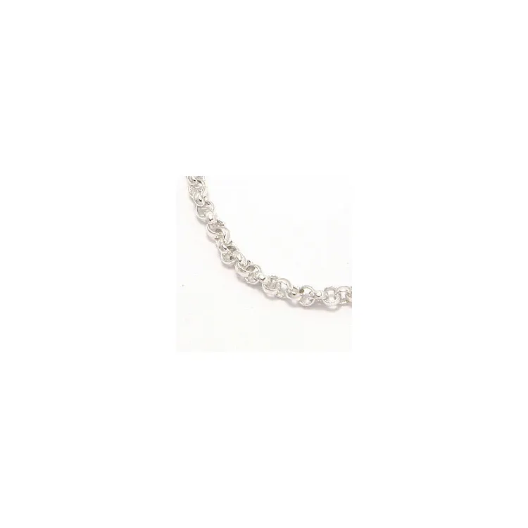 ærtehalskæde i sølv 38 cm x 1,2 mm