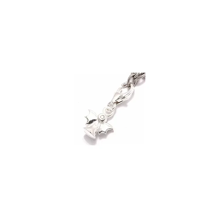 Engel charm i sølv 