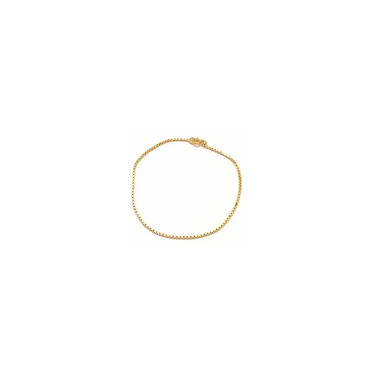 Veneziaarmbånd i forgyldt sølv  x 1,3 mm