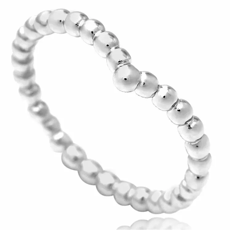 smal ring i sølv