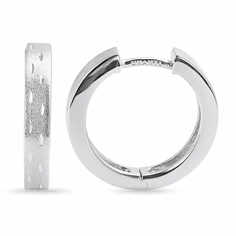20 mm creoler i sølv