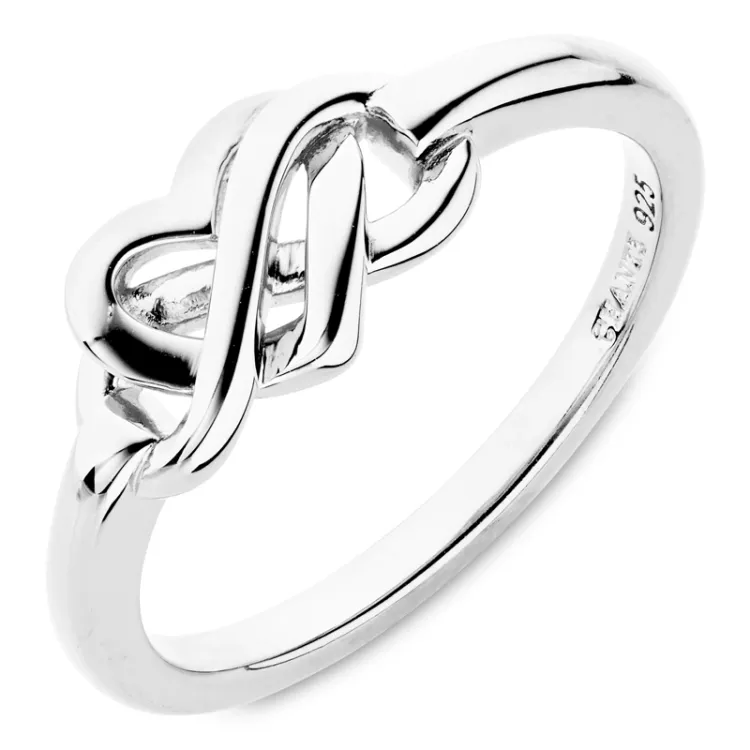 infinity ring i sølv - Amoré