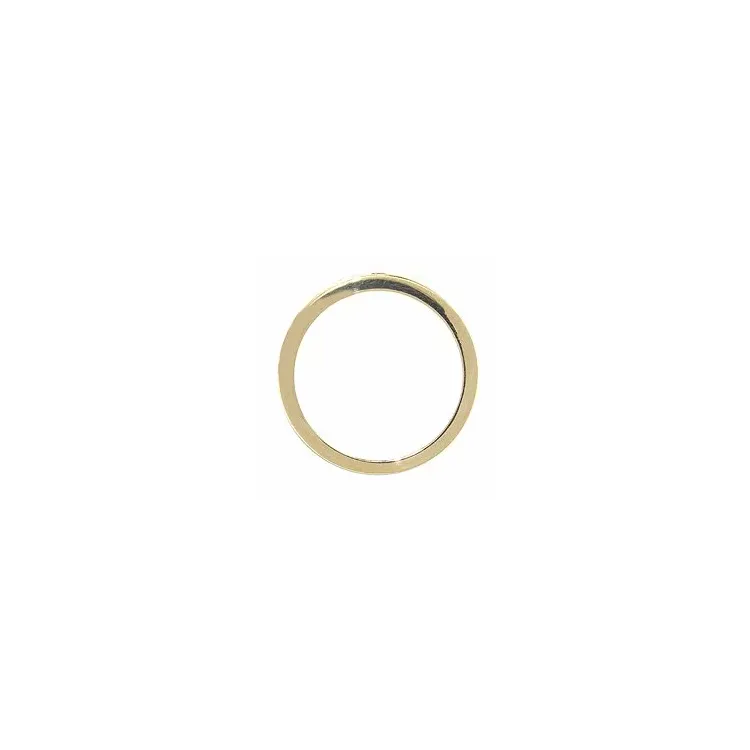 Ring i oxideret sterlingsølv med 8 karat guld