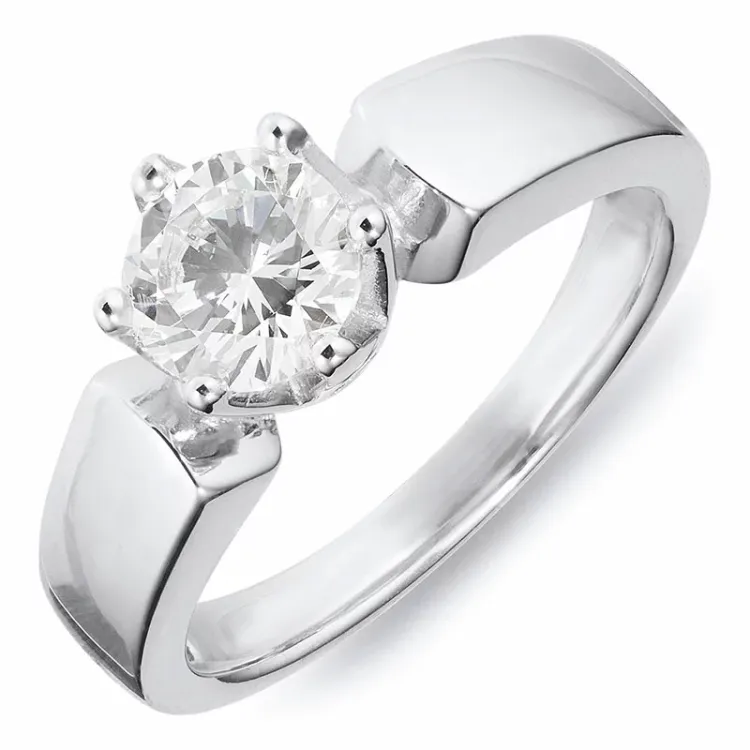 Kollektionsprøve zirkon ring i sølv