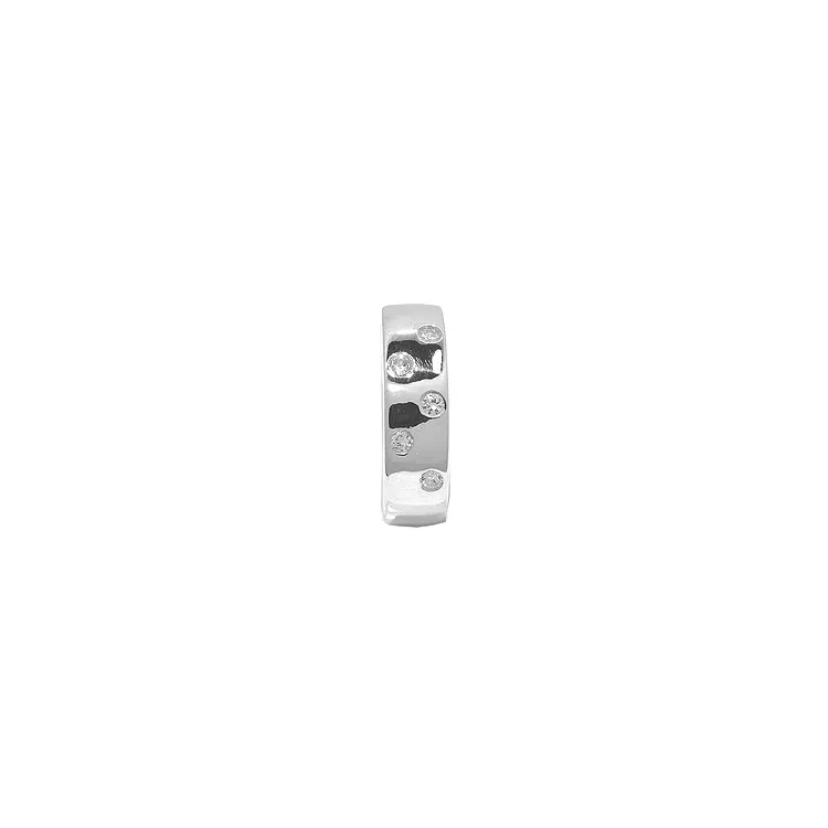 Zirkon ring i sølv