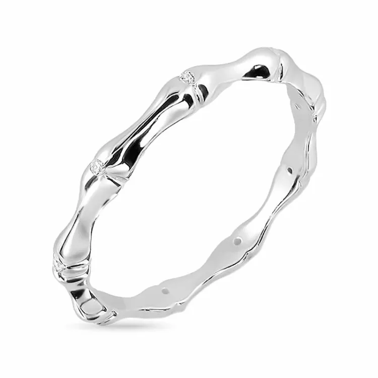 zirkon ring i sølv