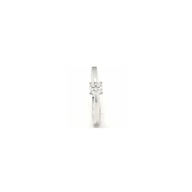 Enkel diamant hvidguldsring i 14 karat hvidguld 0,30 ct