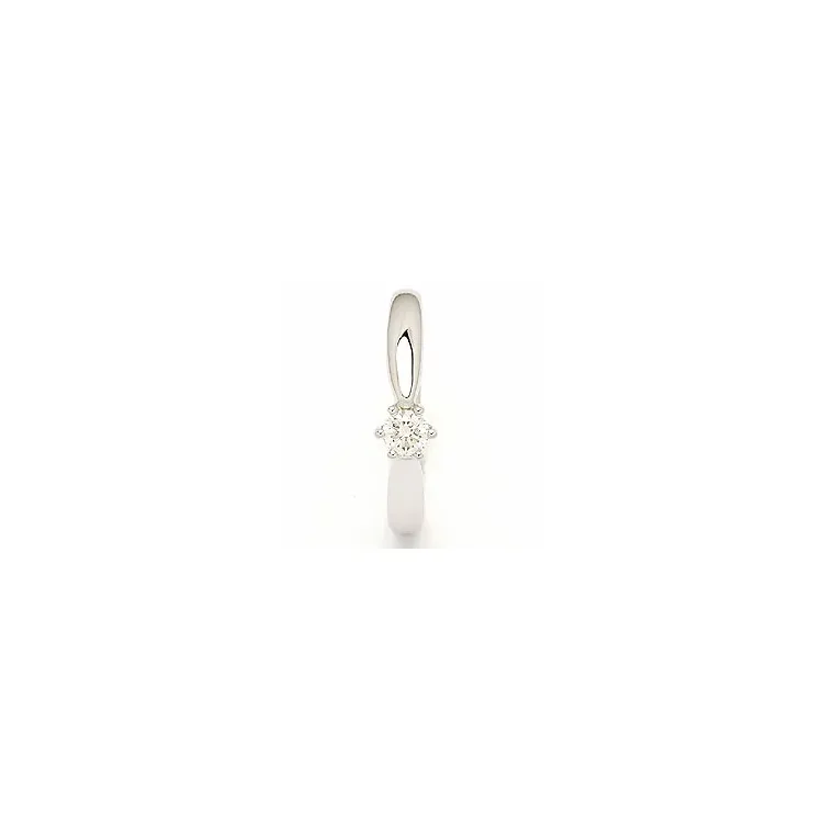 diamant hvidguldsring i 14 karat hvidguld 0,20 ct