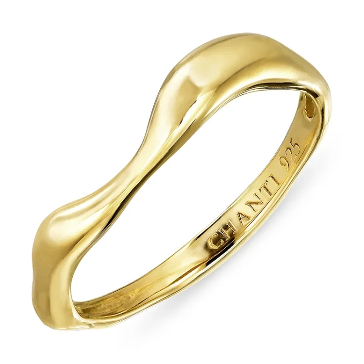 ring i forgyldt sølv - Lumé Essence