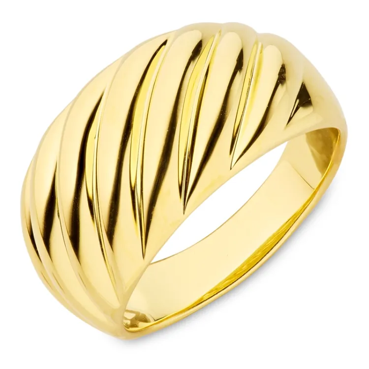 ring i forgyldt sølv - Lumé Essence