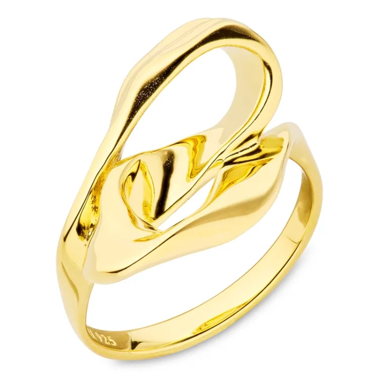 ring i forgyldt sølv - Lumé Essence