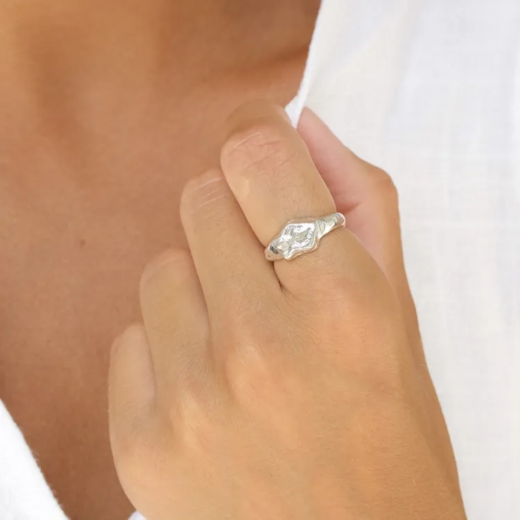 ring i sølv - Lumé Etched