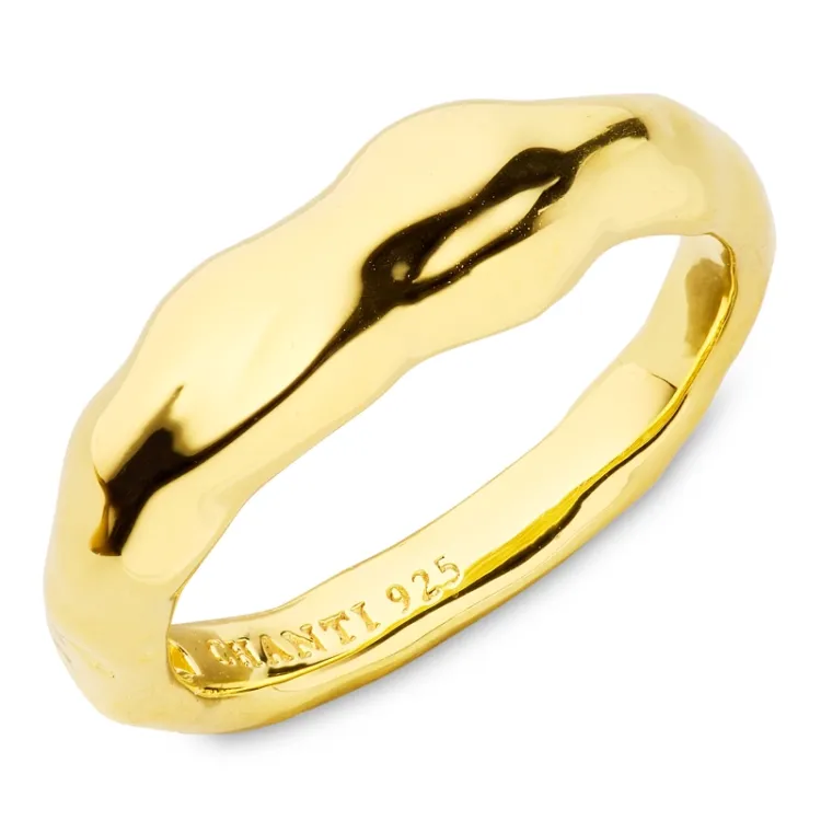 ring i forgyldt sølv - Lumé Essence