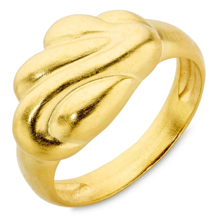 ring i forgyldt messing - Eliné
