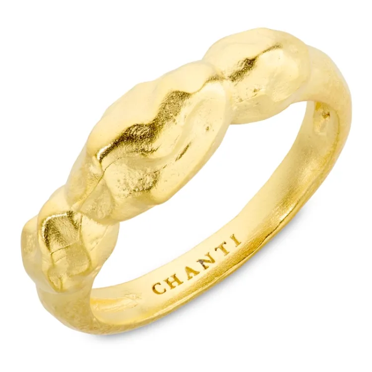 ring i forgyldt messing - Eliné